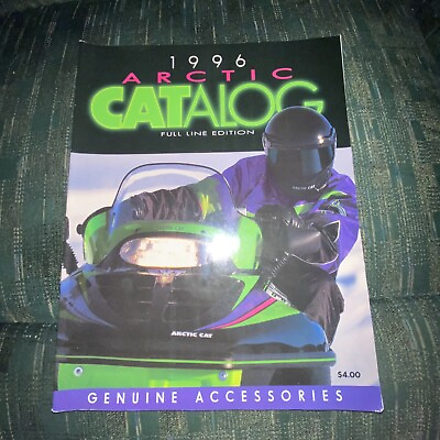 #ad 1996 ARTIC CAT SNOWMOBILE Catalog Full Line Edition Genuine Accessories $25.00