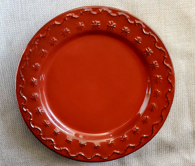 #ad Sofal Iberian Burnt Red Salad Plate 8quot; D $9.55