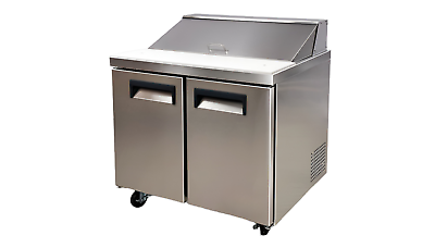 #ad #ad 36quot; W Refrigerated Food Prep Table Commercial Cooler Pizza Salad Work Table $1794.52