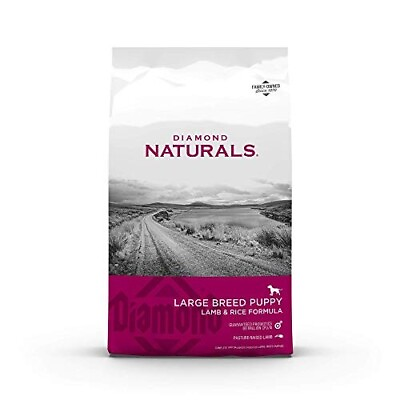 #ad Diamond Naturals Dry Food for Puppy Large Breed Lamb and Rice Formula 40 lb $45.20