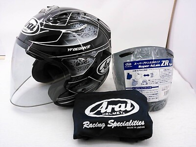#ad #ad Arai Helmet SZRam4 Chronos Jet Helmet size M 57 58cm）With smoked shield from JP $542.00