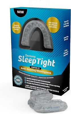 #ad SleepTight Mouthpiece Anti Snoring Custom Fit Mouthguard NEW $52.99