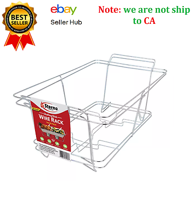 Wire Chafing Dish Stand Sterno Buffet Dish Warmer Rack. 2 Pack No Ship To CA $21.90