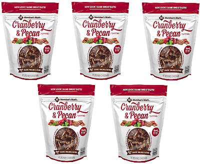 5 pack Member#x27;s Mark Cranberry and Pecan Salad Topping 20 oz. $52.88