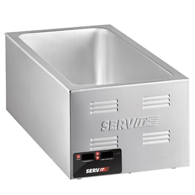 #ad ServIt Full Size Stainless Steel Electric Countertop Food Cooker Warmer NEW $114.99
