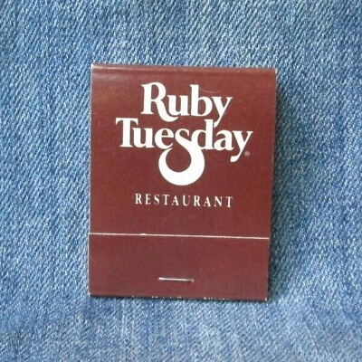 #ad RUBY TUESDAY RESTAURANT Full Unstruck Vintage Matchbook MX76 $5.00