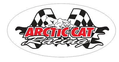 #ad Arctic Cat Racing Sticker Decal R114 $2.95