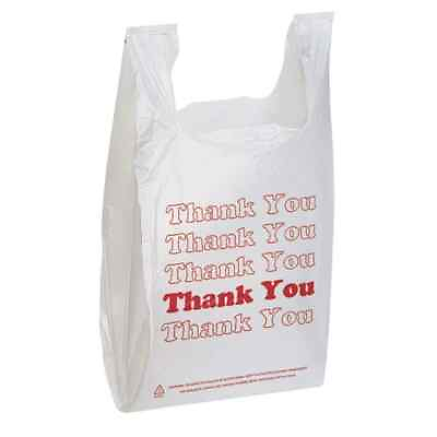 #ad T Shirt Thank You LARGE Plastic Grocery Store Shopping Carry Out Bag 1000ct $25.00