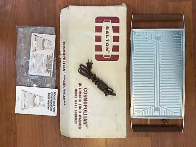 #ad Salton Automatic Food Warmer Tray Vintage New $34.99