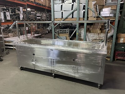 96” Electric Steam Table 208 Volts Single Phase Buffet Style Sneeze Guard $8743.75