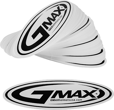 #ad G Max 72 9985 5in Sticker GMAX Helmet Logo 100pk $29.95