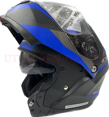 #ad HJC C91 Taly Modular Motorcycle Helmet Blue Size XL 0847103207 $128.24
