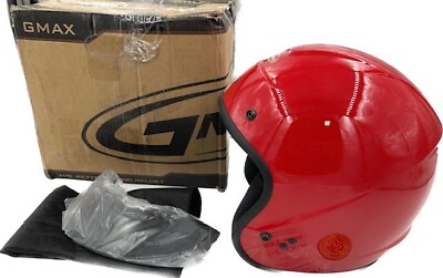 #ad #ad GMAX OF 2 OPEN FACE HELMET RED XL G1020377 $47.50