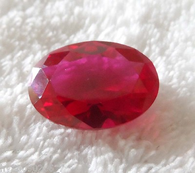 #ad #ad 13X18 mm Natural Pigeon Blood Red Ruby 13.76 ct Oval Faceted Cut VVS Loose Gems $16.37