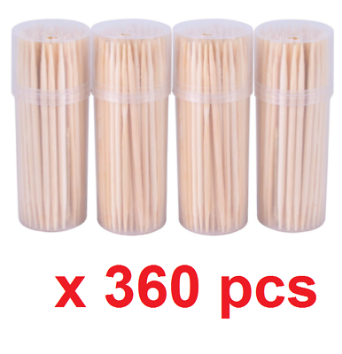#ad #ad Bamboo Wooden Toothpicks Cocktail Sticks Party Food BBQ 360PC 4X90 GBP 3.39