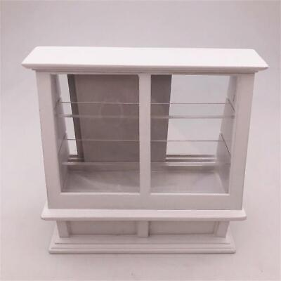 Dollhouse Miniature 1:12 Scale Food Cabinet Cake Display Furniture Accessories $20.99