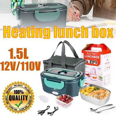 #ad Self Heating Box with 1.5L Portable Food Warmer Heater for Car Truck Home US $39.99