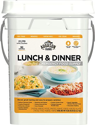 Emergency Survival Food Supply Rations Meal Kit Dehydrated Bucket Freeze Dried $74.99