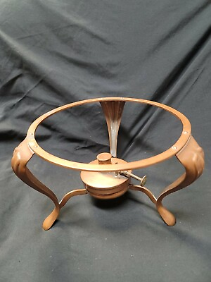 Jos. Heinrichs Solid Copper Chafing Burner and Stand Excellent Condition $100.00
