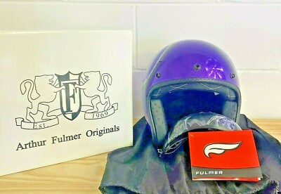 #ad Arthur Fulmer Originals Motorcycle Open Face Helmet Free Shipping $29.90