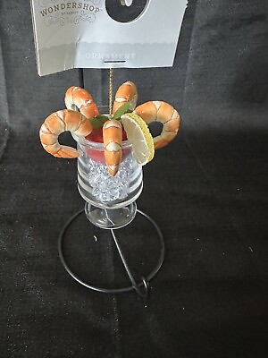 #ad Wondershop Shrimp Cocktail Glass Christmas Tree Ornament Appetizer Food Target $25.25