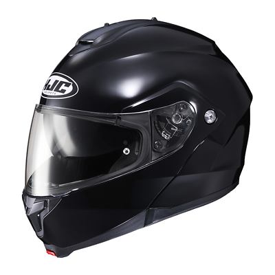 #ad Open Box HJC Helmets Adult C91 Motorcycle Helmet Black Size Large $93.49