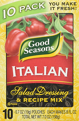 #ad Good Seasons Italian Salad Dressing amp; Recipe Mix 0.7Oz 10 Pouches $24.99