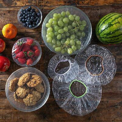 #ad #ad Disposable Food Cover Plastic Wrap Elastic Food Lids For Fruit Bowls DIY X5A1 $3.13