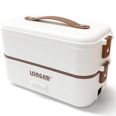 #ad Electric Lunch Box Portable Food Warmer for Home Office Work 110V Double Laye... $43.96