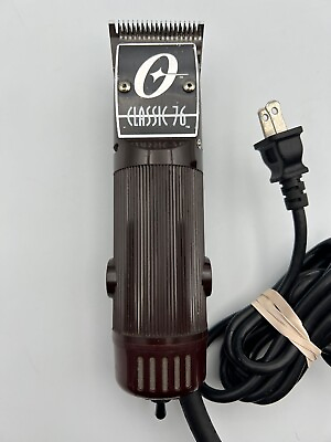 #ad Oster Classic 76 Original 76059 010 T Finisher Hair Trimmer Brown With Sz 1 $69.95