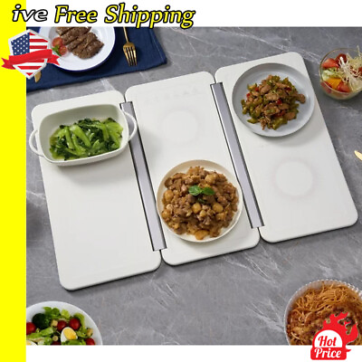 #ad #ad 240W Electric Food Buffet Server Warmer Foldable Warming Tray 18.9quot; x 10.2quot; US $78.95