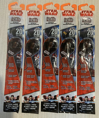 Lot of 5 STAR WARS 20quot; FACEKITE Poly Face Kite $24.00