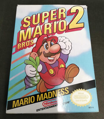 #ad Nintendo Of America North Version Super Mario Bros. 2 Nes Software 318 $742.21