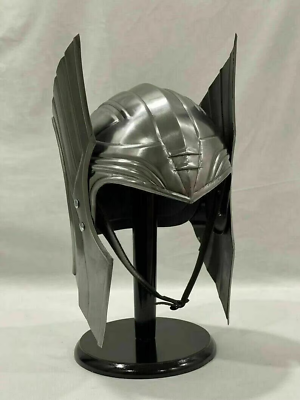 #ad Thor Helmet Ragnarok Movie Steel Helmet with Liner amp; Chin Strap Halloween gift $99.00