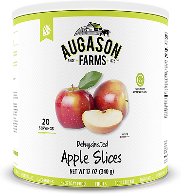 #ad Augason Farms Dehydrated Apple Slices Gluten Free Long Term Food Large #10 Can $23.62