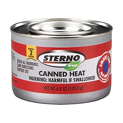 #ad STERNO Green Ethanol Gel Chafing Fuel 2 Hr Canned Heat 6.8 OZ cans case of 24 $64.62