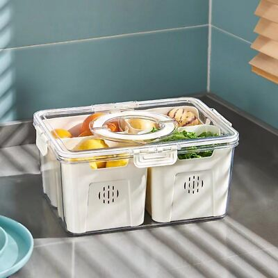 #ad Premium Airtight Fridge Fruit Storage Containers with Lids BPA Free Handle... $36.47