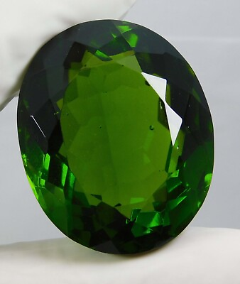 106.95 Ct Natural Top Quality Green Peridot Oval Cut Loose Gemstone Certified $17.00