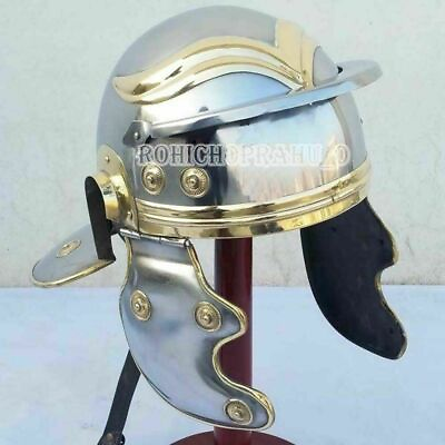 #ad Medieval Roman Centurion Helmet Guard Trooper Helmet Handmade Wearable Helmet $137.71