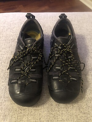 Keen Mens Utility Work Safety Shoe Black ASTM F2413 11 Steel Toe size 11D $36.99