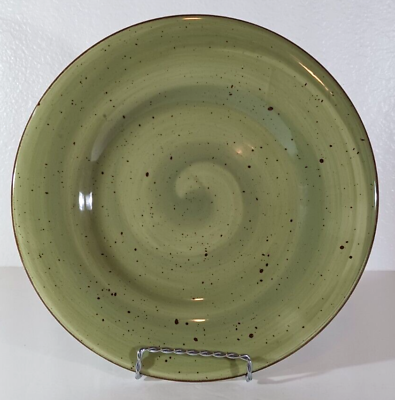 #ad #ad HAUSENWARE GREEN SWIRL TWIST Pattern Retired SALAD PLATE Replacement 9quot; 1 $12.99