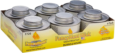 #ad Clean Burning Chafing Dish Fuel with Minimal Odor and Soot quot;6 Packquot; 6 Hour 8 $27.05