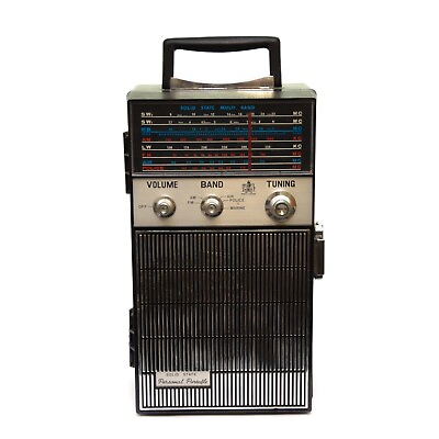 Royal London Personal Portable Bar Solid State Multi Band Radio Shaped Vintage $34.98