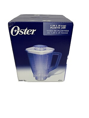Oster Osterizer Plastic Replacement Blender Jar w Lid 4890 Brand New $11.99