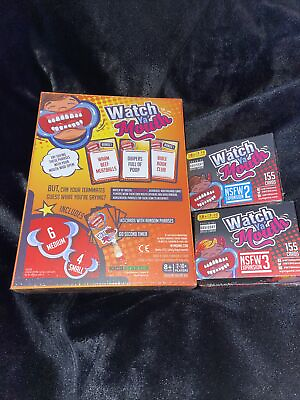 Watch Ya Mouth Game never opened with 2 Expansion card decks $15.00