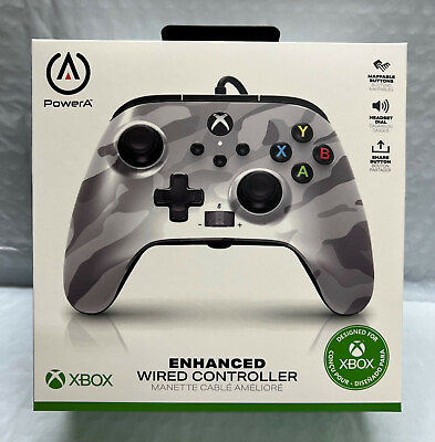 PowerA Enhanced Wired Controller for Xbox Series X S Metallic Arctic Camo $19.99