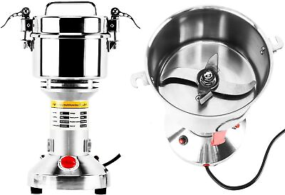 500g Stainless High Speed Food Electric Grain Mill Grinder to Kitchen Herb Spice $80.99