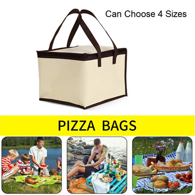 6 8 10 12 Inch Pizza Food Delivery Bag Insulated Thermal Storage Holder P qk UB $9.93