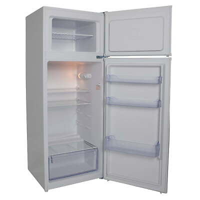 #ad 7.3 Cu. Ft White Avanti Refrigerator Top Freezer Apartment Tiny Home Garage Dorm $241.55