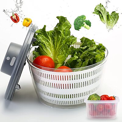 Electric Salad SpinnerAutomatic Salad RotatorRechargeable Lettuce SpinnerQu $41.99